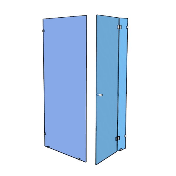 Frameless Shower Screen