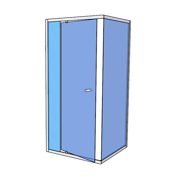 Semi-frameless Shower Screen